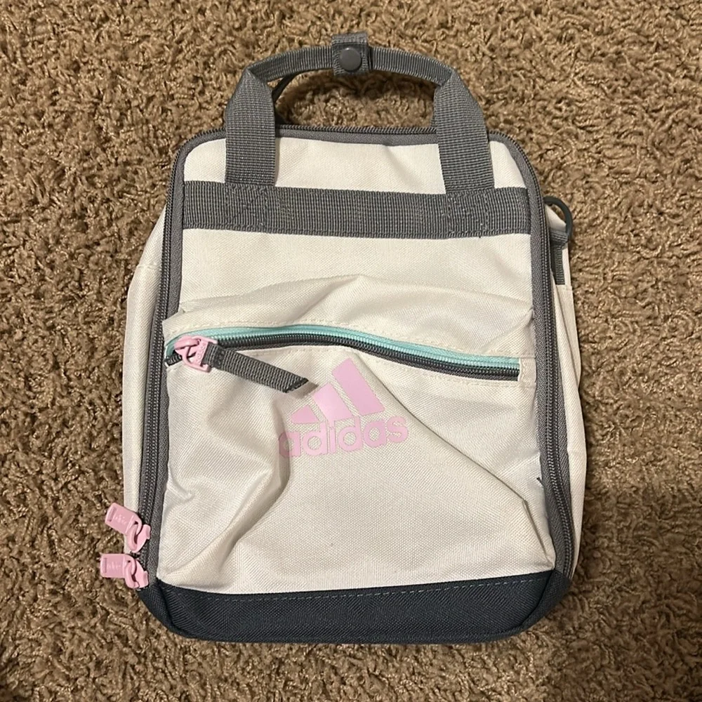 Adidas backpack and lunch bag